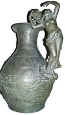 Pichet vin étain d'occasion  Mer