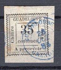 Guadeloupe 1884 taxe d'occasion  Saint-Trivier-de-Courtes