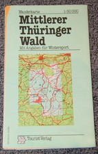 Ddr wanderkarte mittlerer gebraucht kaufen  Deutschland