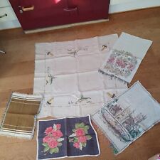 Vintage square tablecloth for sale  ASHFORD