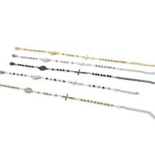 Bracciale rosario acciaio usato  Napoli