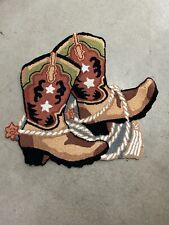 Cowboy boot rug. for sale  Hillsboro