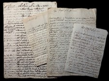 Lotto manoscritti originali usato  Trani