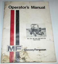 Massey Ferguson MF 255 265 275 Operadores de Trator/Manual de Manutenção 1448 326 M3, usado comprar usado  Enviando para Brazil