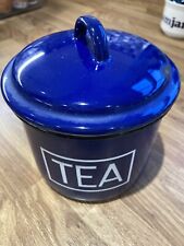 Vintage blue enamel for sale  AYLESBURY