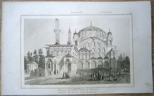 Estampa 1840 MESQUITA DO SULTÃO SELIM, ISTAMBUL (USKUDAR), PERU, #92 comprar usado Estampa 1840 MESQUITA DO SULTÃO SELIM, ISTAMBUL (USKUDAR), PERU, #92 comprar usado  Enviando para Brazil