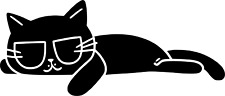 Lazy cat decal for sale  Gresham