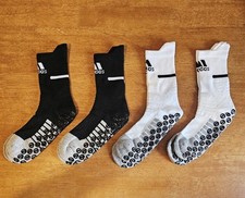 4 pares de meias Adidas Grip novas em folha. Tamanhos 6-12. Masculino e feminino. comprar usado  Enviando para Brazil