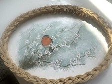 Vintage melamine wicker for sale  BRISTOL