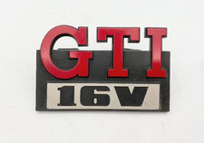 1987 - 1989 VW Volkswagen GTI 16V MKII emblema emblema de grade OEM genuíno vintage comprar usado  Enviando para Brazil