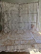 Antique filet lace for sale  CREWKERNE