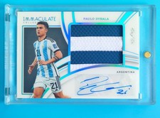 2022-23 Immaculate Argentina Paulo Dybala Premium Patch Auto 1/1 comprar usado  Enviando para Brazil