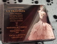 LUCIA ALBANESE CENTENUARY LA TRAVIATA MADAMA BUTTERFLY SODERO PAPI (4 CD) RARE, usado comprar usado  Enviando para Brazil