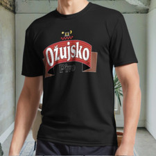 Usado, Nova Camiseta Preta Masculina Ozujsko Pivo - Croácia Logotipo Ativo Engraçada Tamanho P a 5XL comprar usado  Enviando para Brazil