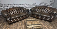 Chesterfield sofas matching for sale  MARCH