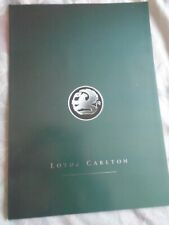 Lotus carlton brochure for sale  KINGS LANGLEY