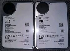 Par de discos duros Seagate Exos X14 ST12000NM0008 12 TB de 3,5" para piezas/reparación segunda mano  Embacar hacia Argentina