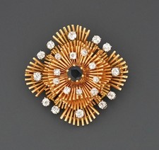Belle broche jaune d'occasion  Montélimar