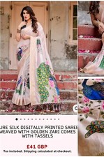 Digitally printed saree for sale  RUISLIP