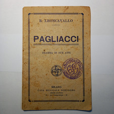 Pagliacci leoncavallo antico usato Pagliacci leoncavallo antico usato  Benevento