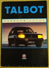 1981 talbot sunbeam d'occasion  Hagondange