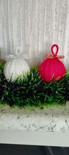 Palline natale artigianali usato  Ruffano