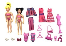 Polly Pocket Dolls Ana & Polly Dolls, Ropa, Zapatos y Accesorios Set 4 segunda mano  Embacar hacia Mexico