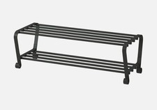 Ikea black metal for sale  HAYES