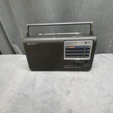 Vintage Sony ICF-36 4 Bandas Rádio Meteorológico TV AM/FM Testado Funciona Cabo de Alimentação Bom comprar usado  Enviando para Brazil