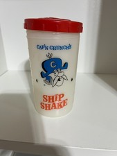 Copo "Ship Shake" Vintage Prêmio Cereal Cap'N Crunch com Tampa Vermelha Anos 1960-1970 comprar usado Copo "Ship Shake" Vintage Prêmio Cereal Cap'N Crunch com Tampa Vermelha Anos 1960-1970 comprar usado  Enviando para Brazil