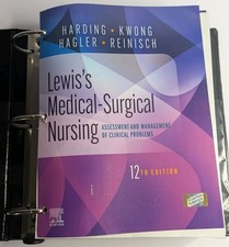 Lewis's Medical-Surgical Nursing - Binder - Loose Leaf, by Harding PhD RN - Good comprar usado  Enviando para Brazil