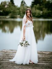 Hochzeitskleid linie ivory gebraucht kaufen  Uffenheim