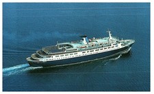 Antena Vista Sol Línea Stella Solaris Crucero Enviar Grecia Tarjeta Postal, usado comprar usado  Enviando para Brazil