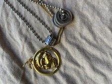 Kette totenkopfkette halskette gebraucht kaufen  Albbruck