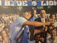 Poster originale maradona usato  Azzate