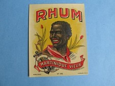étiquette ancienne rhum d'occasion  Chécy