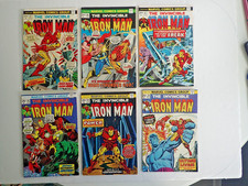 1973-1974 The Invincible Iron Man 65-70 comprar usado  Enviando para Brazil
