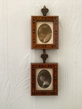 Pair vintage marquetry for sale  TAMWORTH