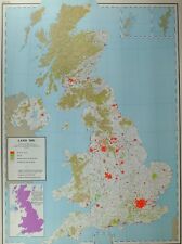 Vintage large map for sale  YORK