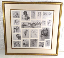 Framed collage portraits for sale  EXETER