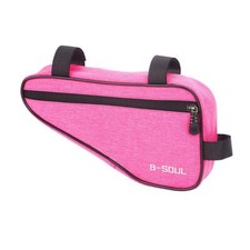 Bolsa triangular quadro frontal MTB bolsa de armazenamento para ciclismo de estrada (vermelho rosa), usado comprar usado  Enviando para Brazil