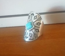 Anello etnico turchese usato  Roma