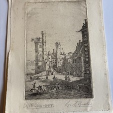 Lovely vintage etching for sale  LONDON