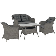 Outsunny pcs rattan for sale  GREENFORD