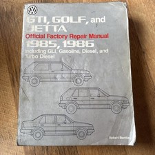 1985-86 VW Golf GTI Jetta A2 Bentley Factory Service Manual 1.8 1.6 Turbo Diesel, usado comprar usado  Enviando para Brazil