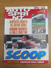 Rivista autosprint aprile usato  Fiumicino