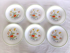 Usado, 6 pratos de salada Corning Corelle WILDFLOWER 8 1/2" comprar usado  Enviando para Brazil