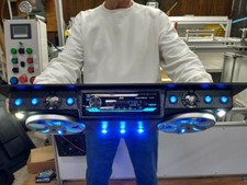 CARRINHO DE GOLFE UTV CONSOLE ESTÉREO MONTAGEM NO TETO SERVE PARA ALTO-FALANTES DE 6,5 POLEGADAS CAIXA VAZIA comprar usado  Enviando para Brazil