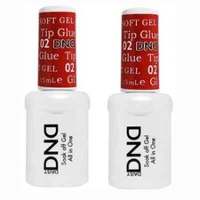 Cola DND Gel E Tip para pontas de gel macio #02 (pacote com 2), usado comprar usado  Enviando para Brazil