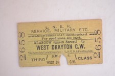 Railway ticket lner for sale  BANBURY